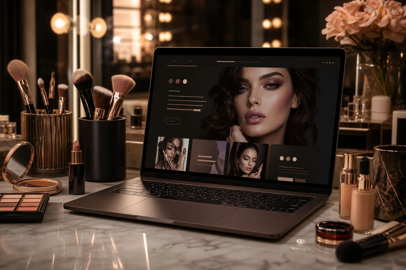 Glamour House Makeup Artist Website